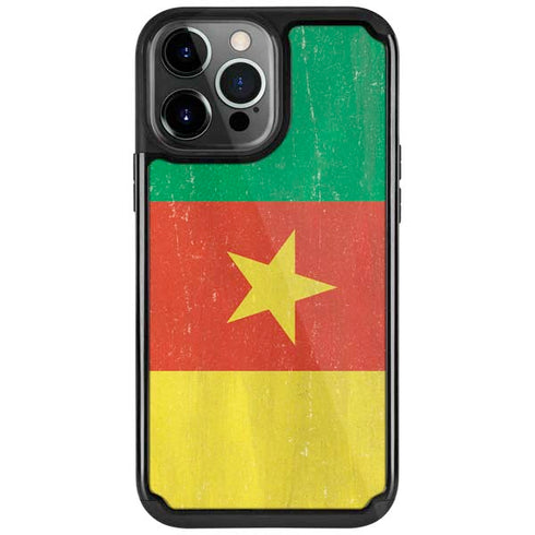 Cameroon Flag Distressed iPhone 13 Pro Cargo Case